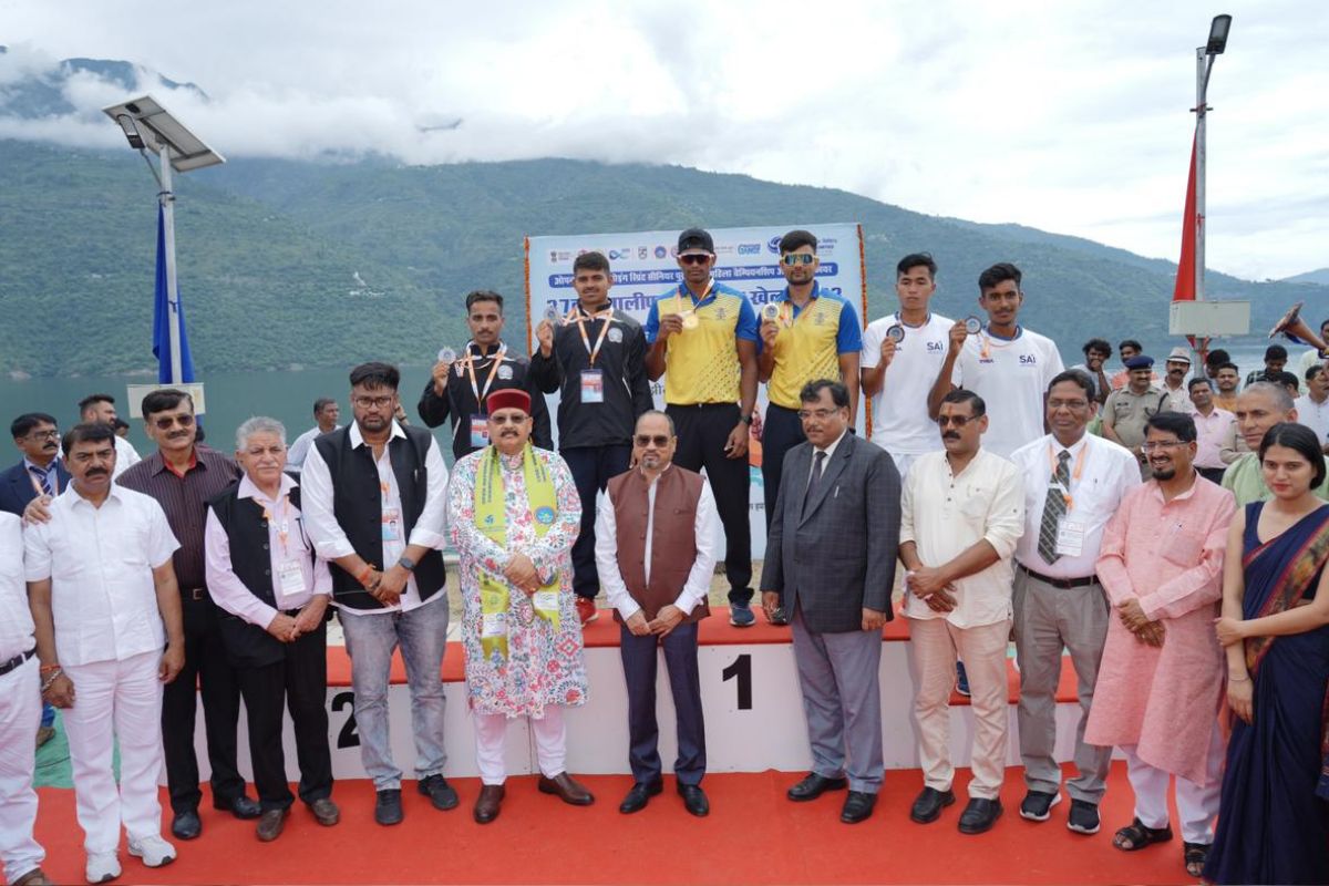 Grand closing ceremony marks closing of Tehri Water Sports Cup-2023