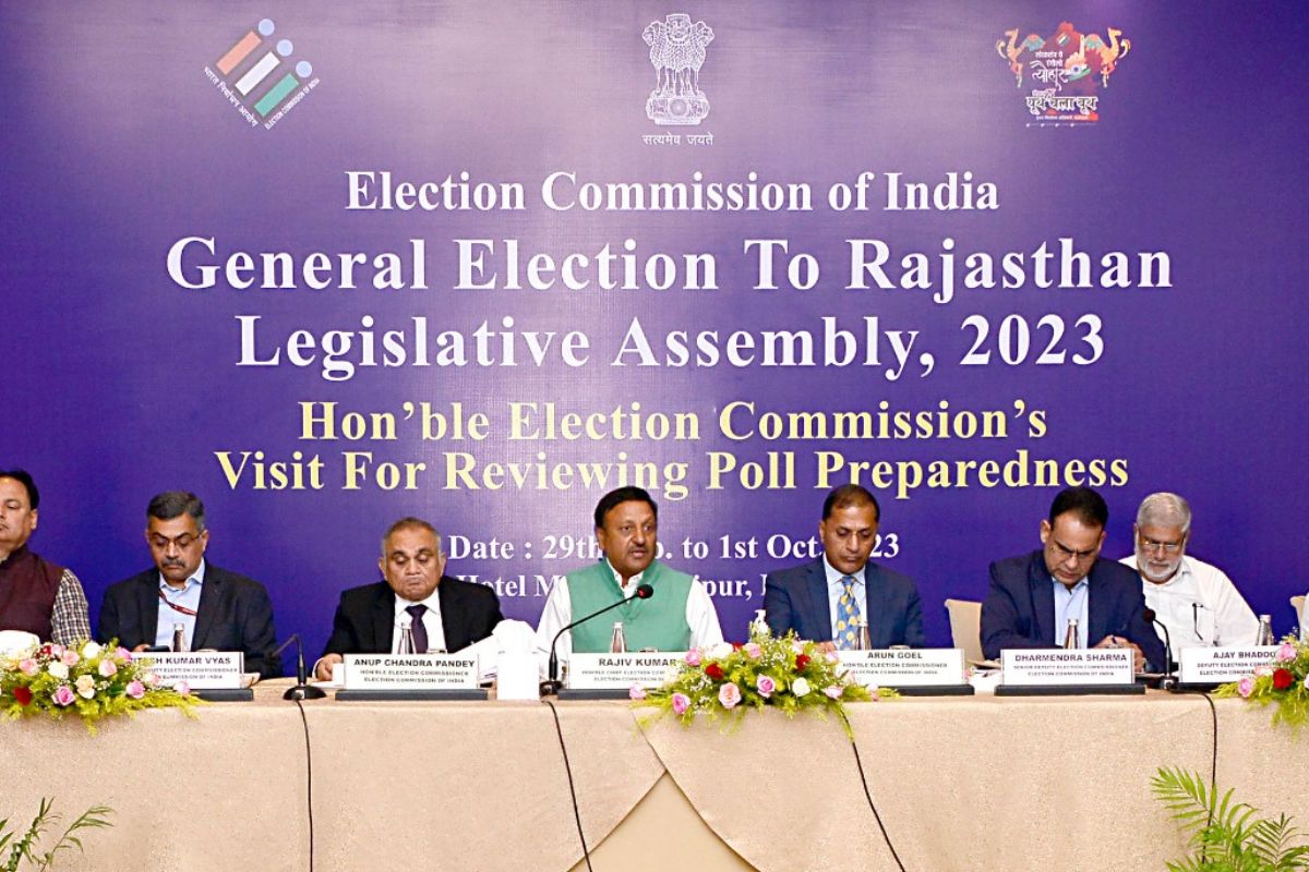 CEC reviews preparations for assembly elections in Rajasthan