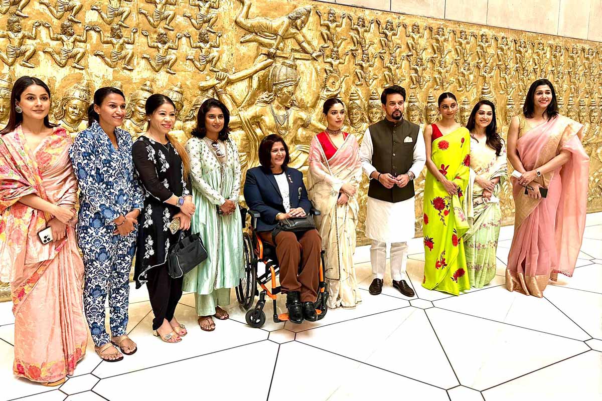 Athletes, celebrities visit New Parliament building, express solidarity with Women’s Reservation Bill