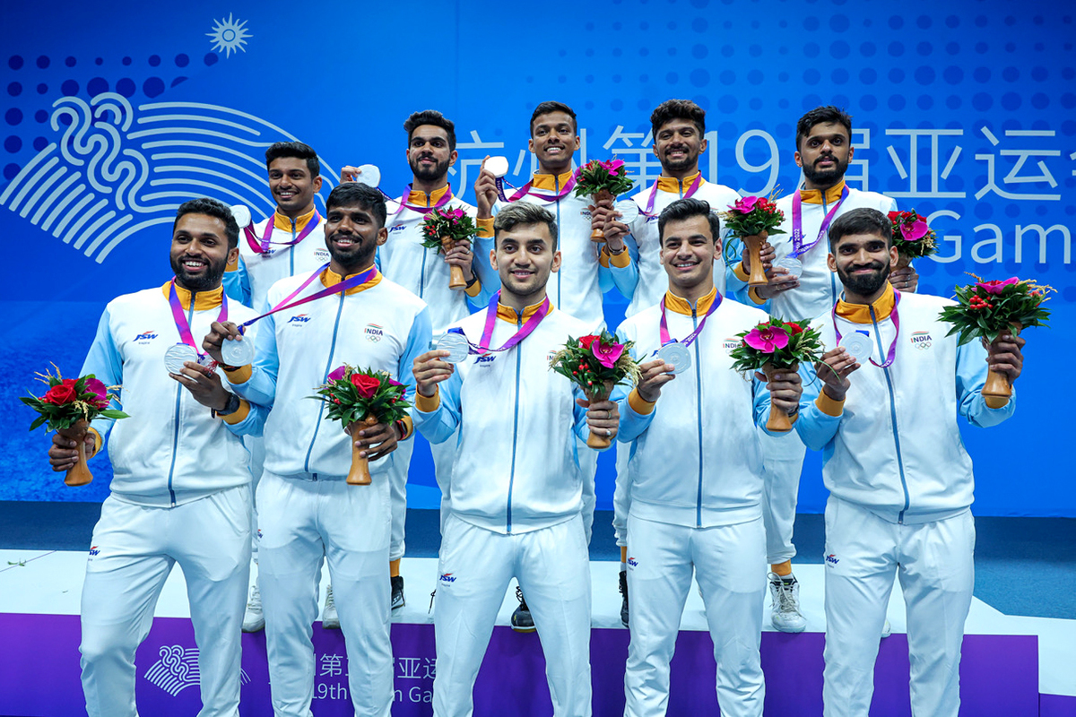 Asian Games: Indian men’s badminton team settles for silver
