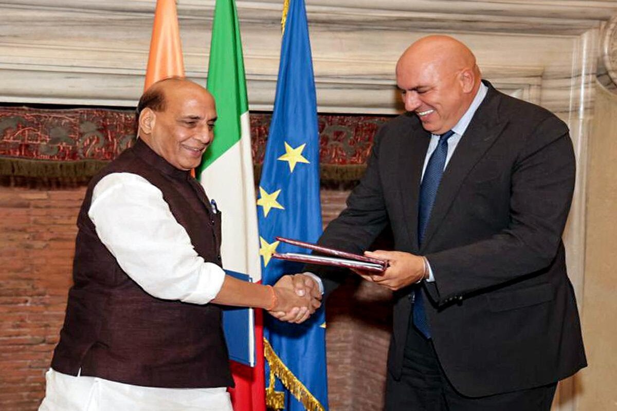 India and Italy sign Defence accord