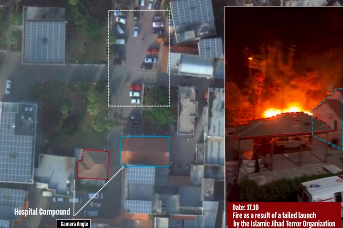 Gaza hospital bombing: Israel claims PIJ rockets misfired, shares audio-video ‘evidence’