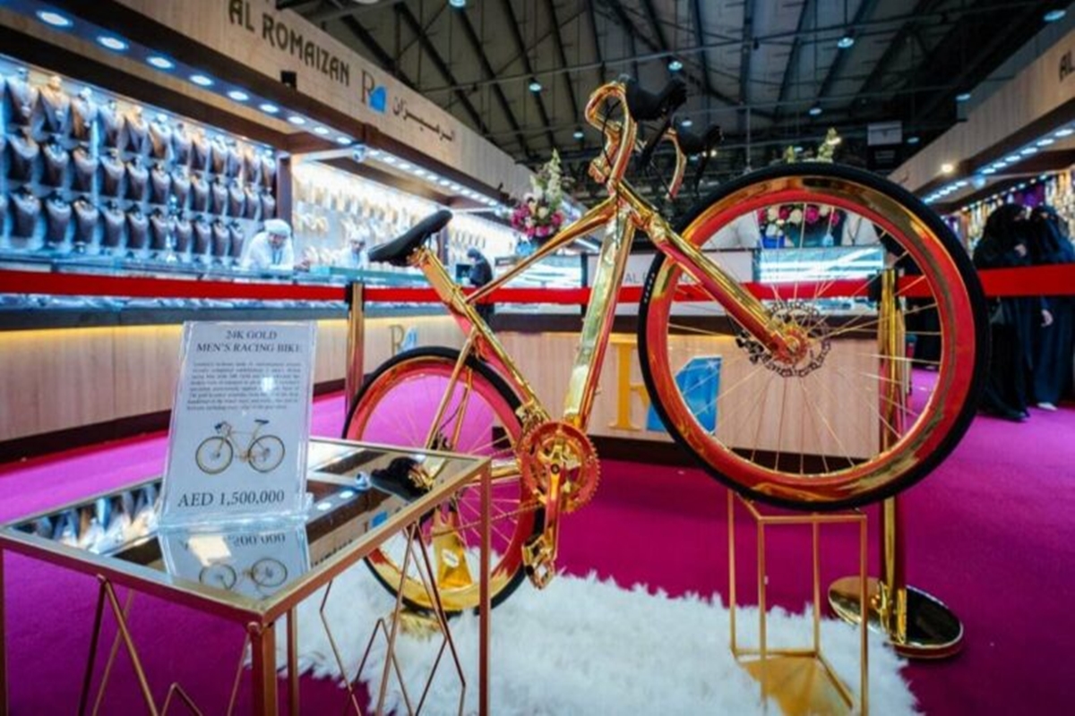Golden Bicycle Worth Rs 3cr on Sale in Dubai