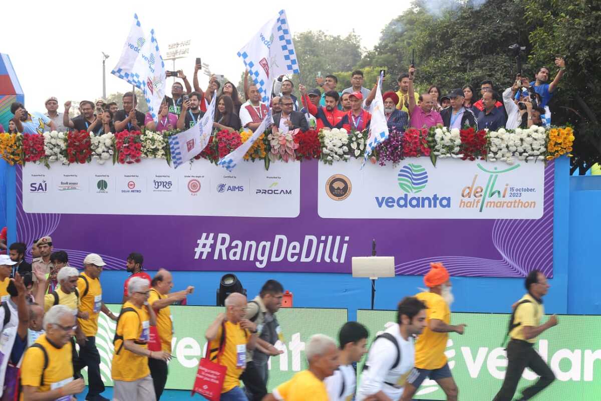 Vedanta Delhi Half Marathon: Thousands run for zero hunger intiative
