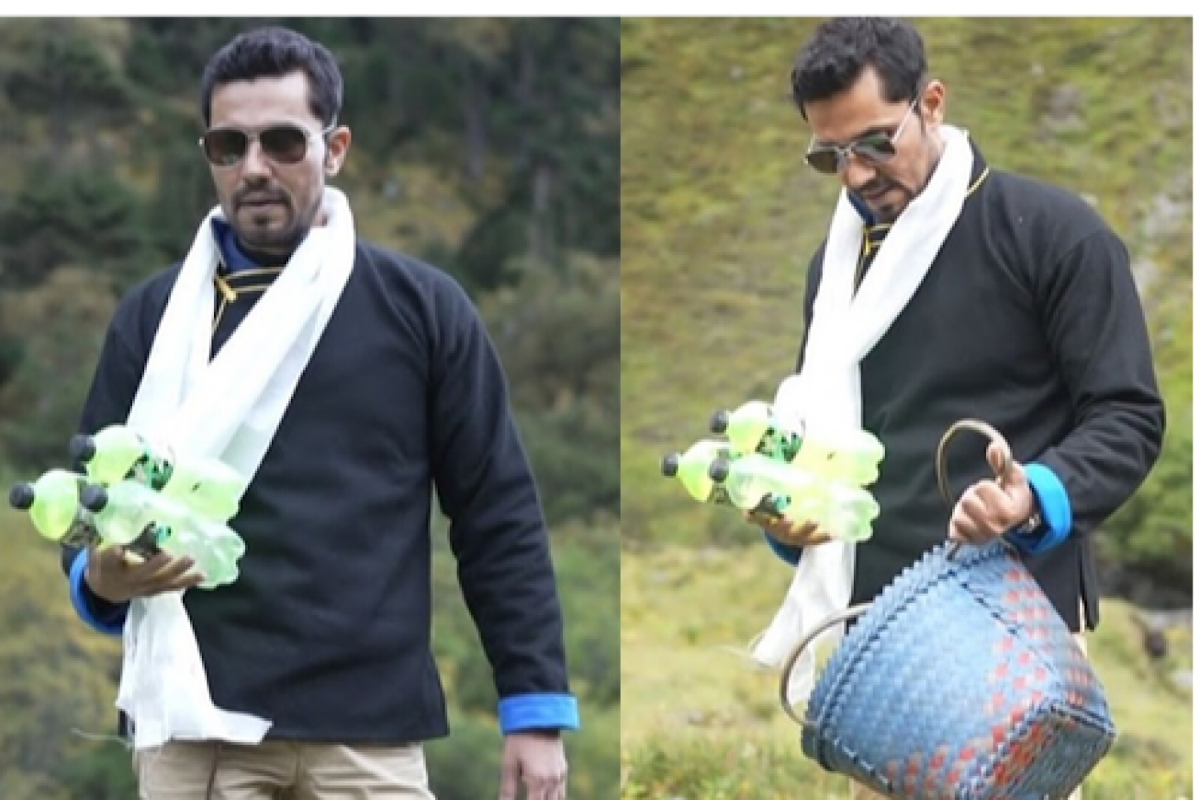 Randeep Hooda carries out clean-up drive at Mago village