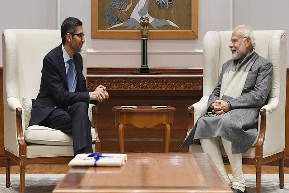 Sundar Pichai thanks PM Modi for ‘terrific’ meeting on Google’s commitment to India