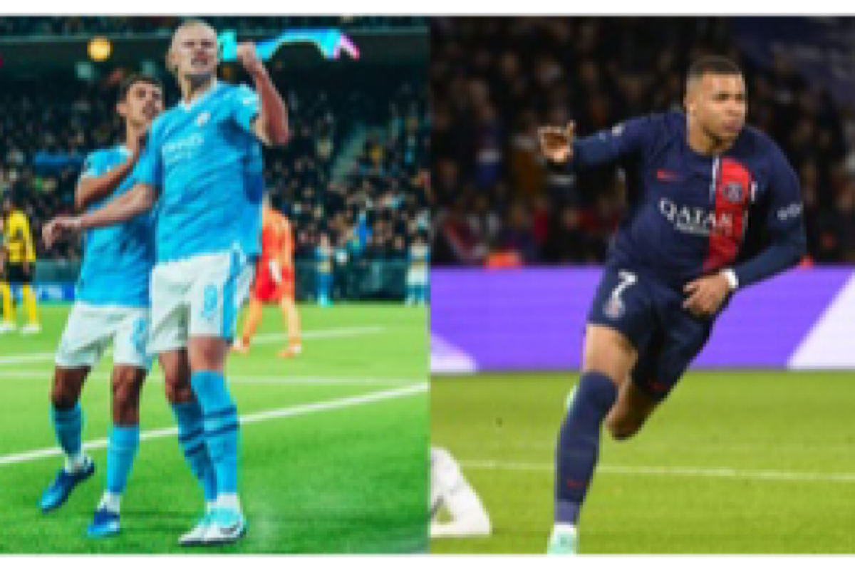 Champions League: Haaland scores brace as City beat Young Boys to extend perfect record; PSG topples Milan