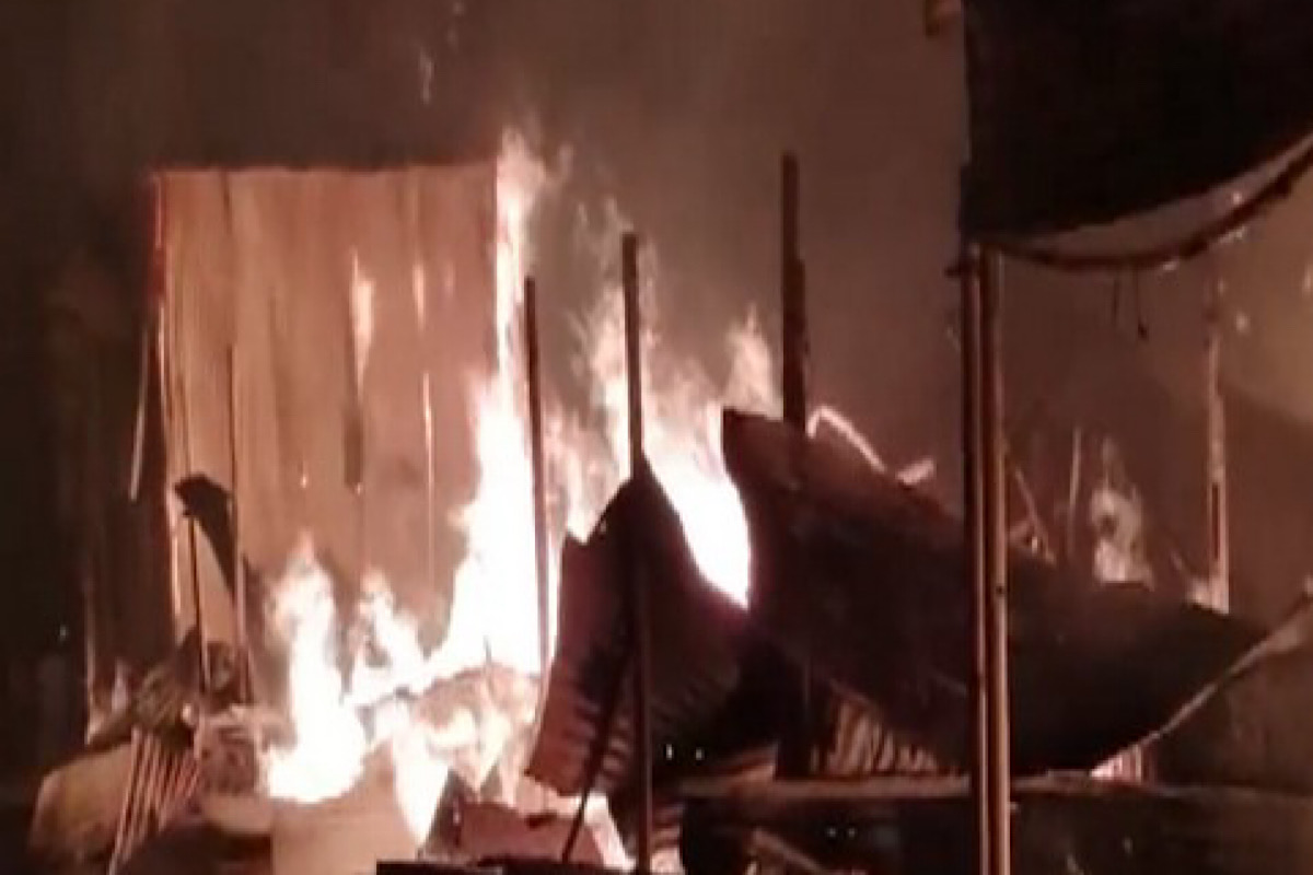 Uttar Pradesh: 24 shops gutted in Kath Bazar’s blaze in Firozabad
