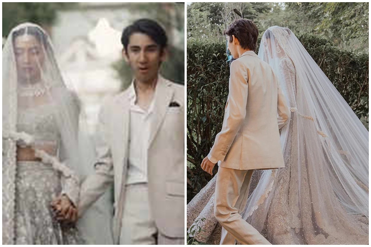 Mahira Khan’s emotional wedding as her son Azlan sat by her side