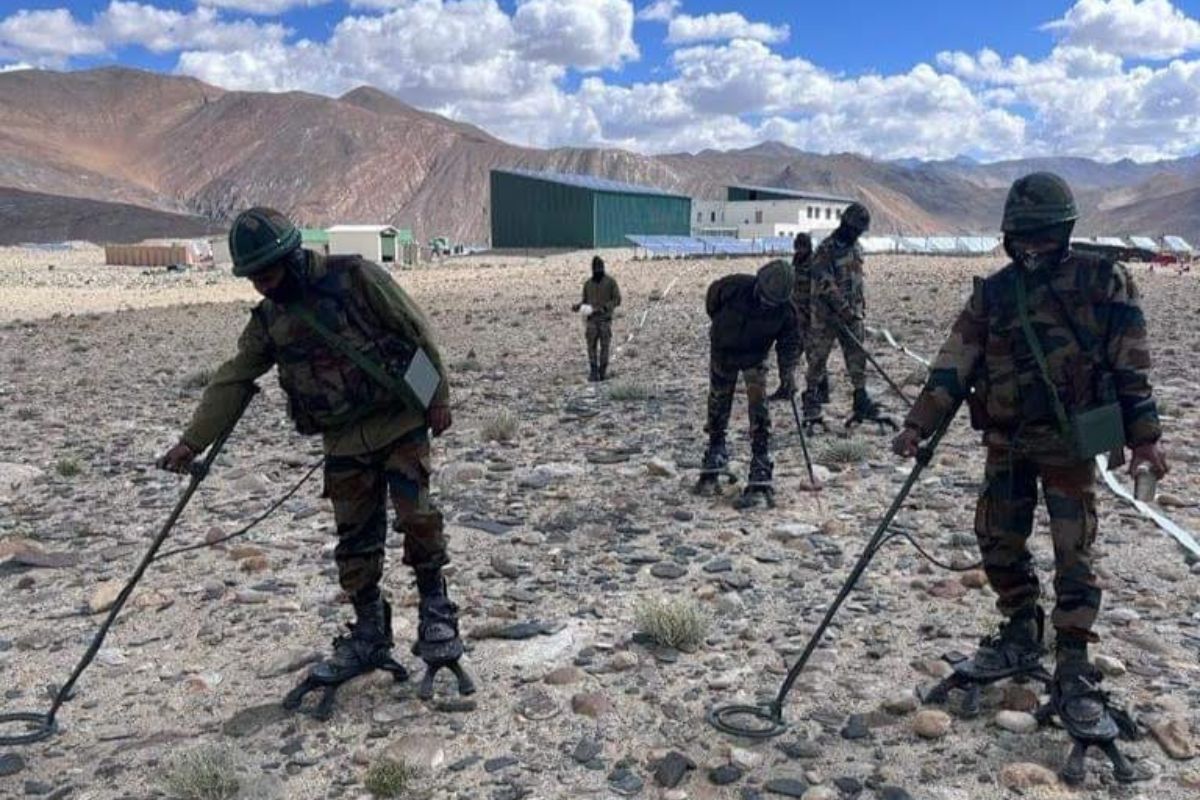 In Ladakh, Army removes landmines from 3 border villages