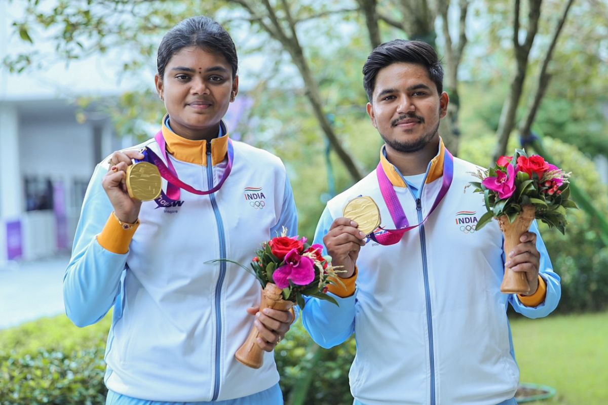 Asian Games Archery: Jyothi Surekha Vennam-Ojas Deotale win mixed team compound gold medal