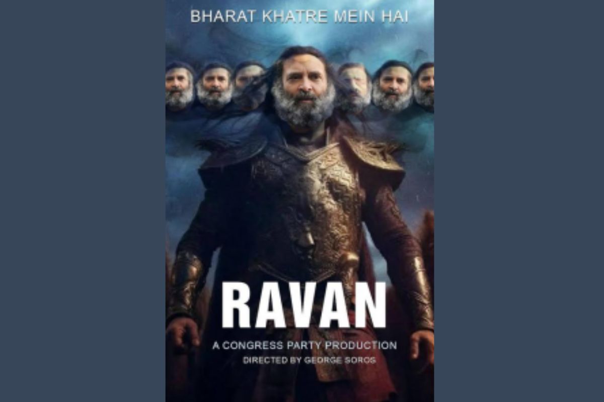 Congress takes on BJP over Rahul Gandhi being portrayed as ‘Ravan’ in a poster