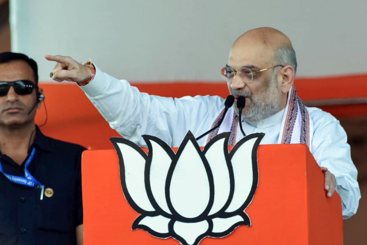 ‘KCR only worked to make his son chief minister,’ Amit Shah says