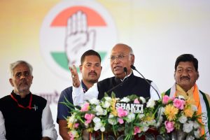 BJP is determined to change Constitution: Mallikarjun Kharge