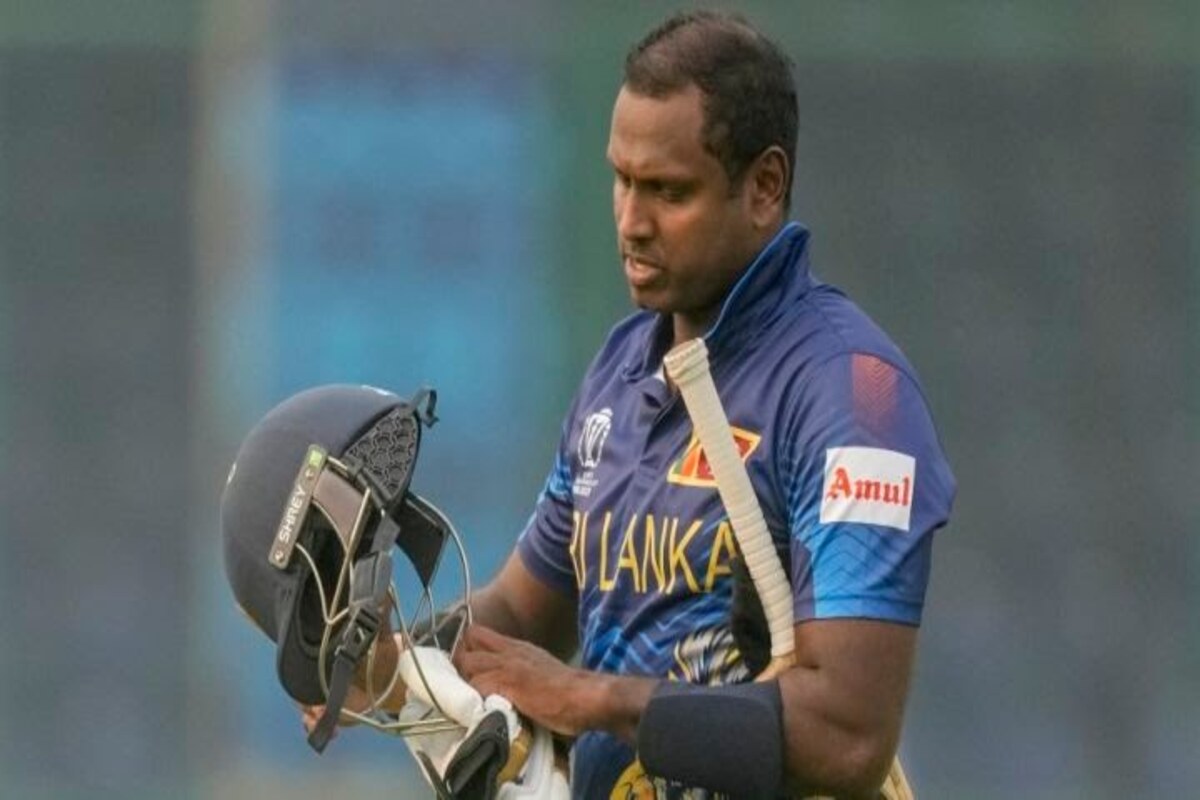 Angelo Mathews   first batter in the history of international cricket to be dismissed ‘timed out’