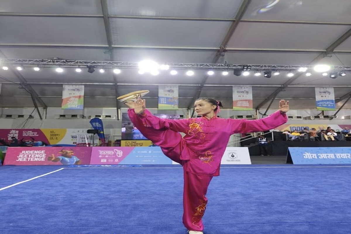 Leaving toddler back home, Manipur wushu player Sanatombi adds glitter to National Games medal collection