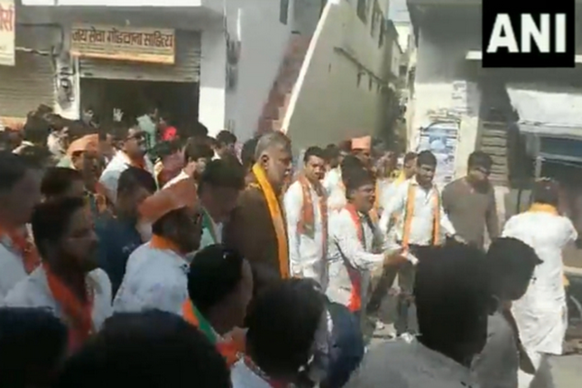 MP assembly polls: Union Minister Prahlad Patel holds ‘padayatra’ in support of BJP candidate in Chhindwara