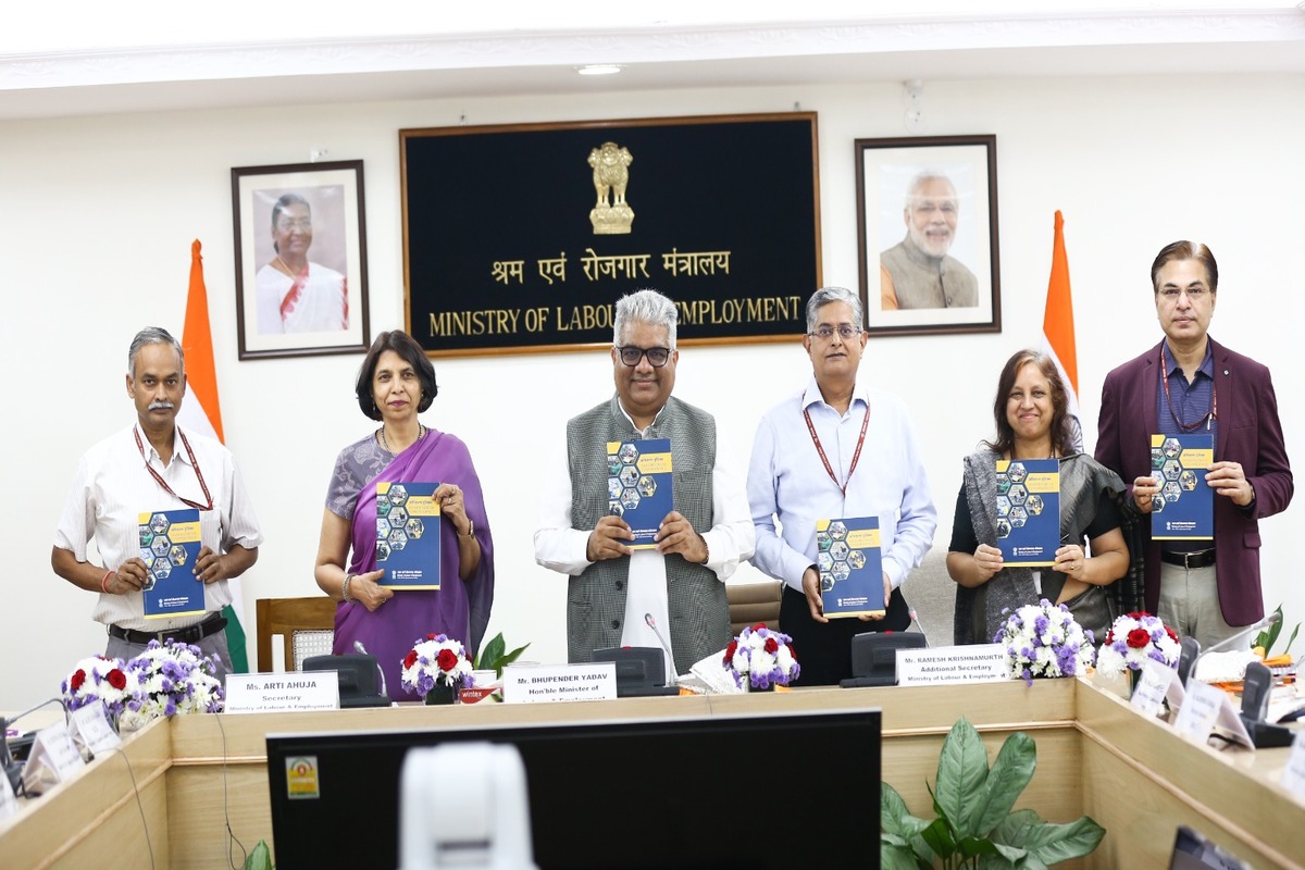 Bhupender Yadav releases handbook on labour ministry bodies