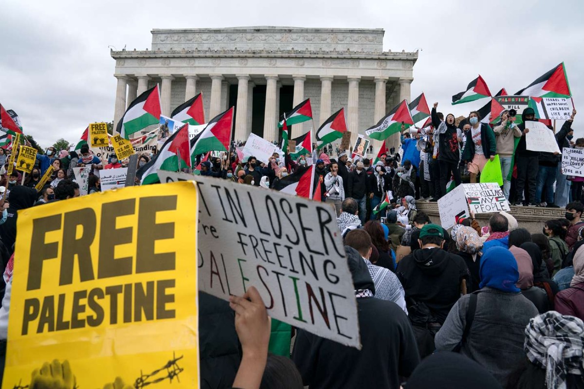 Massive DC Protest Calls for Gaza Ceasefire