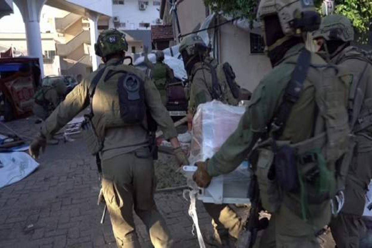Weapons found inside Al-Shifa Hospital in Gaza during raid, says Israeli military