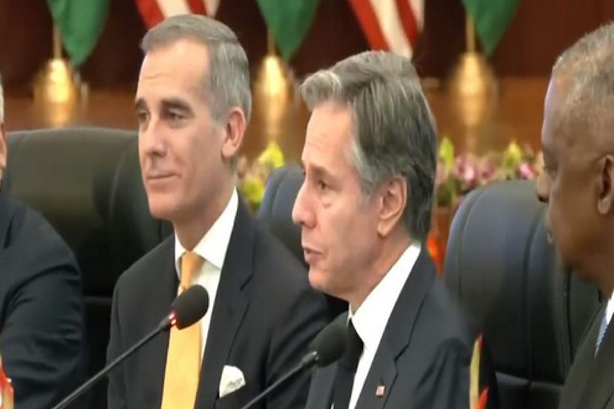 US Secy of State Blinken says India-US promoting open Indo-Pacific by strengthening QUAD