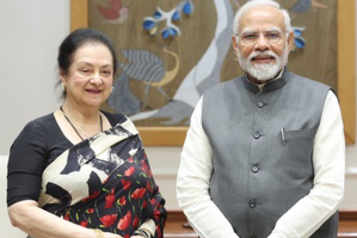 PM Modi meets ‘wonderful’ Saira Banu, shares pictures