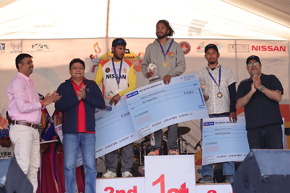 Dhauladhar Paragliding Accuracy Pre World Cup concludes in Himachal Pradesh