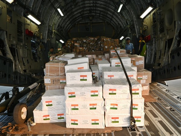 India sends 32 tonne  humanitarian aid to people of Palestine