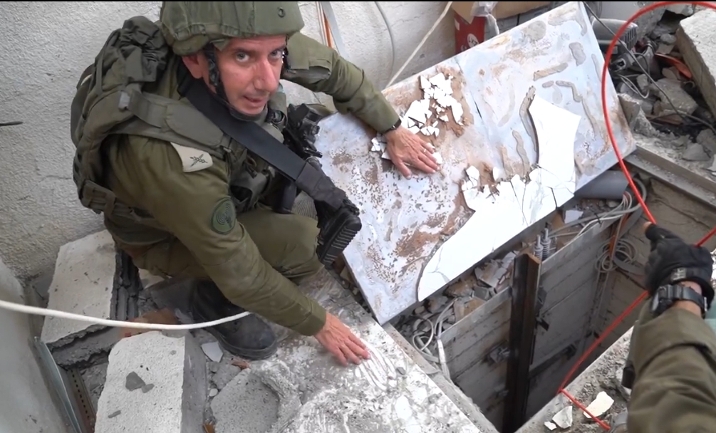 ‘Hamas tunnel with bullet proof door leads to Gaza hospital’: IDF releases raw footage