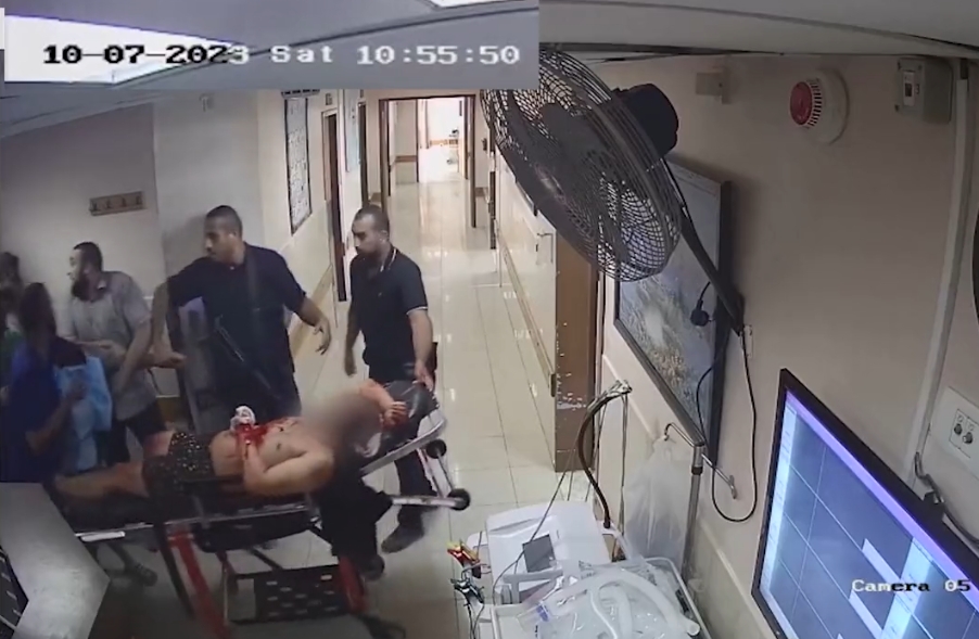 Israel shares CCTV footage showing hostages inside Gaza’s al-Shifa hospital