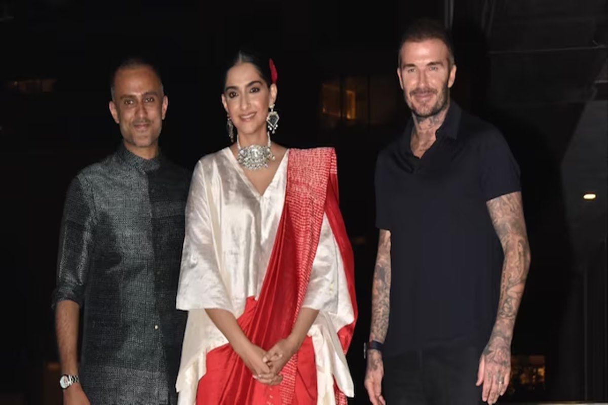 Sonam Kapoor Shares Moments from David Beckham’s Mumbai Bash