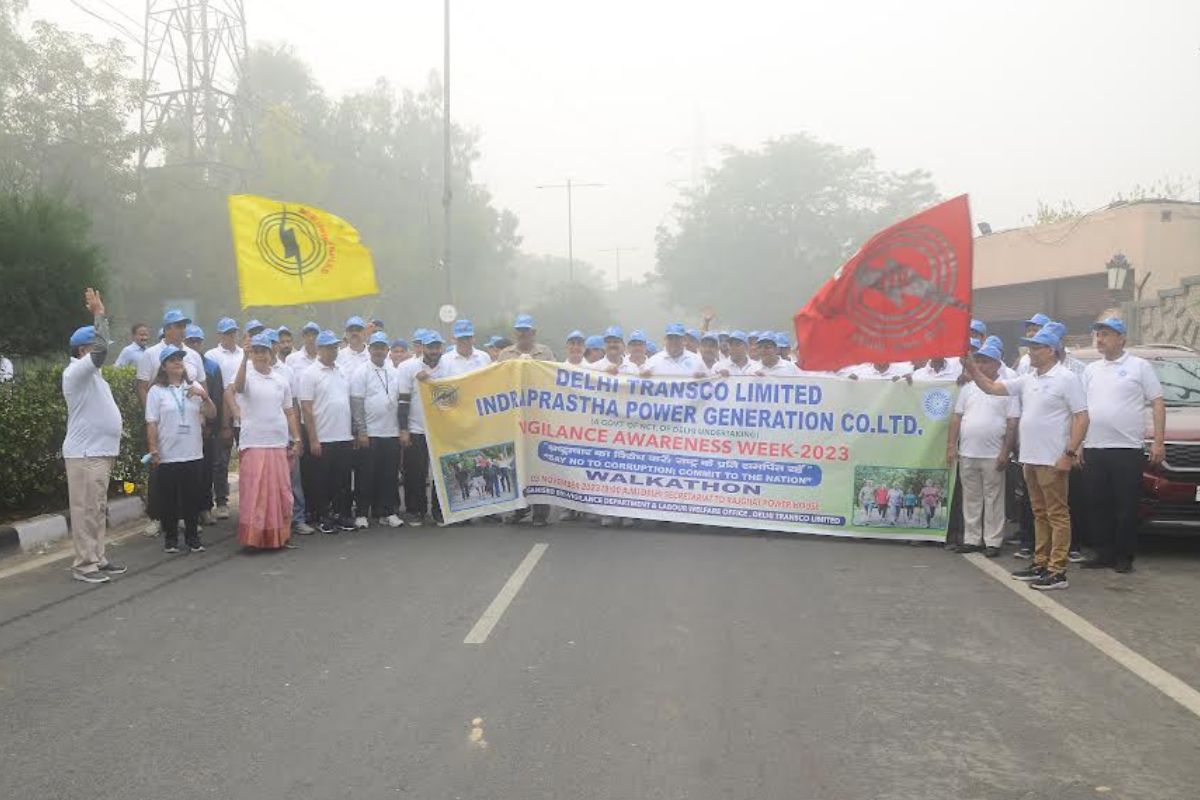 Delhi Transco organizes ‘Walkathon’ to spread Vigilance Awareness
