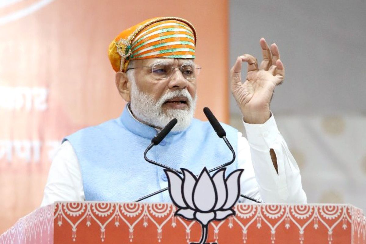 Congress’ appeasement policy, sympathy to terrorists puts Rajasthan’s pride in danger : Modi