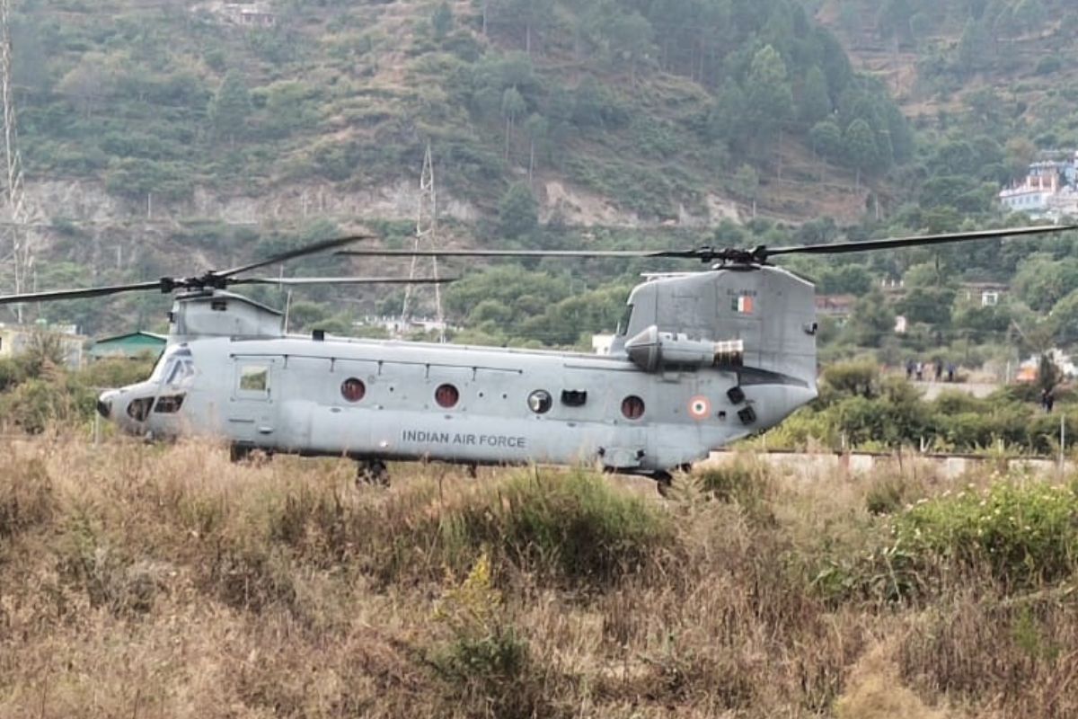 Uttarkashi rescue: Medical facility expanded inside tunnel, Chinook helicopter at Chinyalisaur airstrip to airlift workers