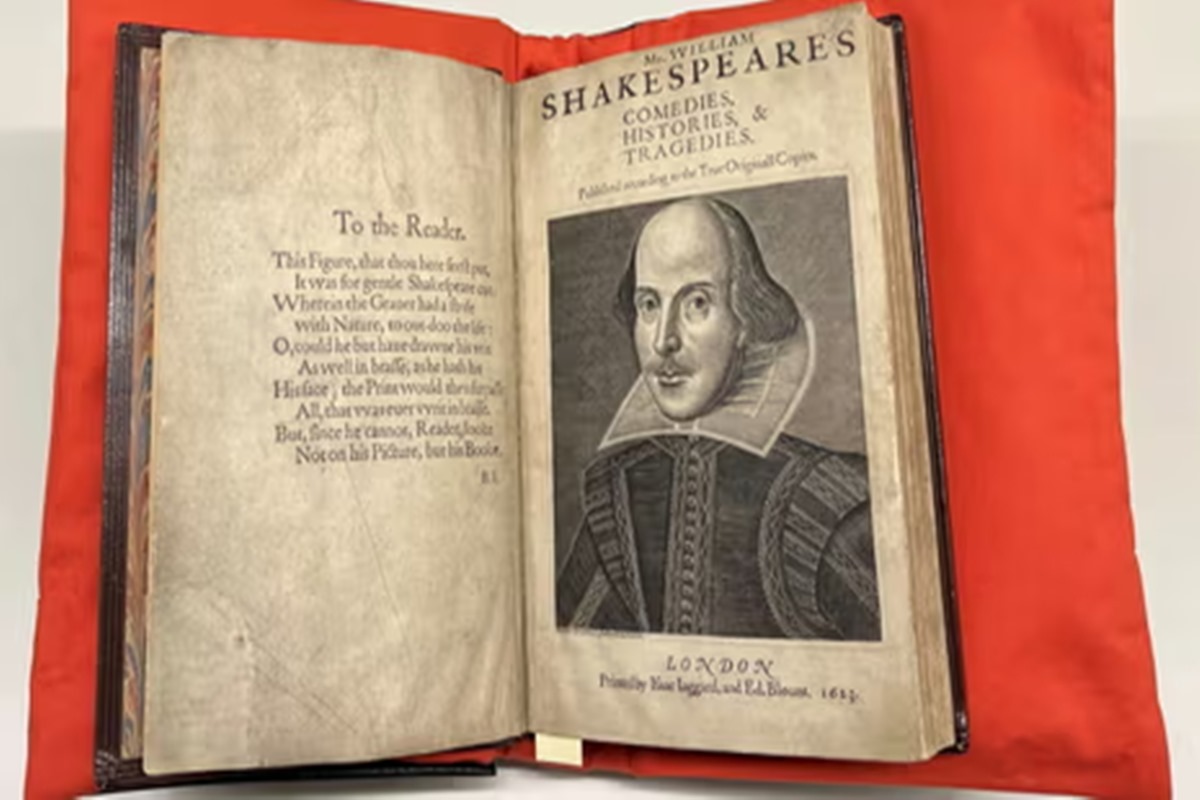 William Shakespeare’s First Folio to go to space
