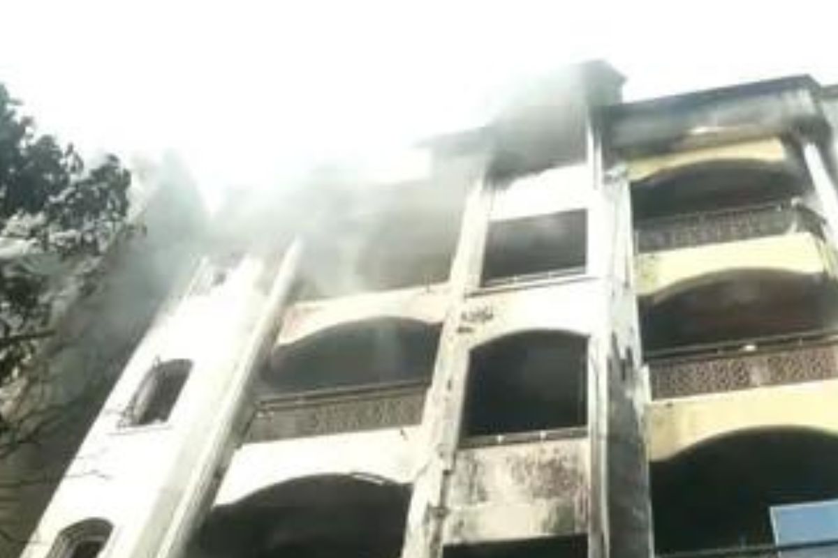 9 dead after inflammable chemicals spark fire in apartment in Hyderabad