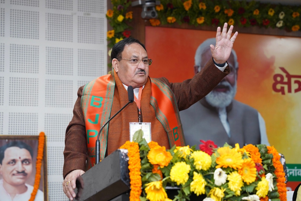 Keep the momentum of winning elections: Nadda to UP BJP leaders