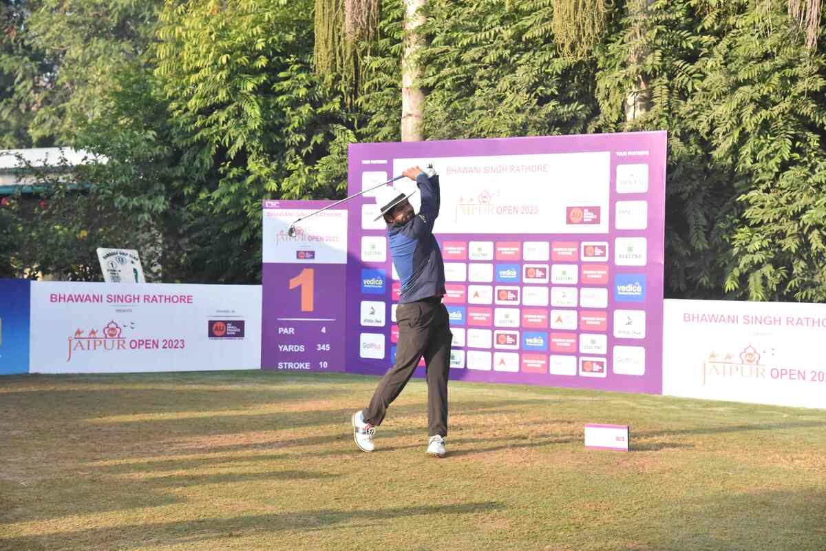 Golf: Aman Raj shoots 64 to build two-shot lead