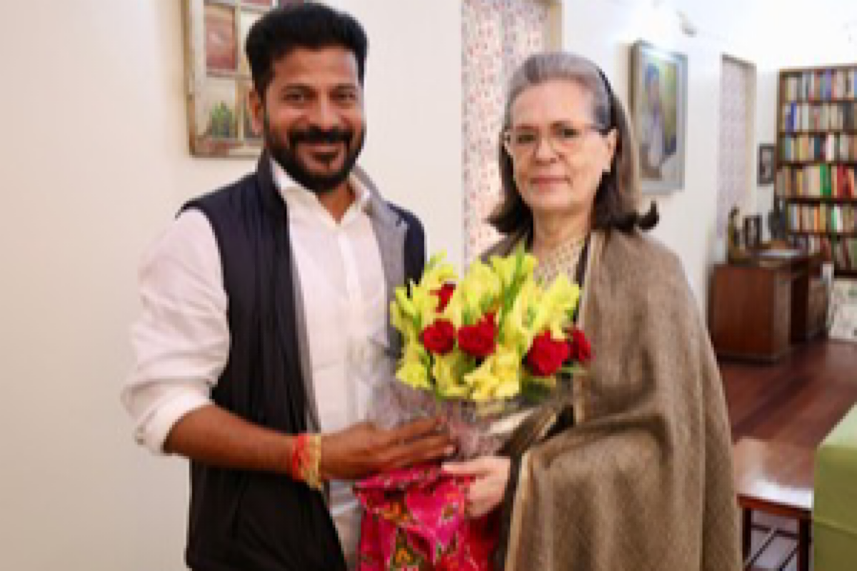 ‘Probably yes’, Sonia on attending Revanth Reddy’s oath-taking ceremony