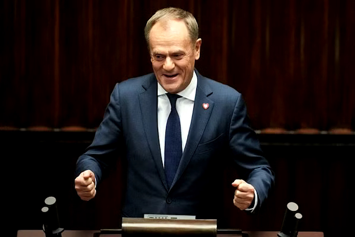 Donald Tusk becoming Poland’s PM as parliament votes in his favour