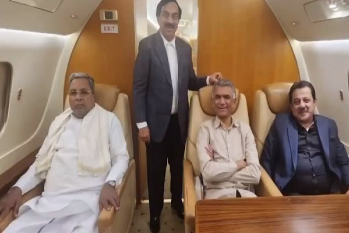 BJP tears into Congress for using luxury jet to fly Karnataka CM Siddarmaiah to Delhi to seek drought aid