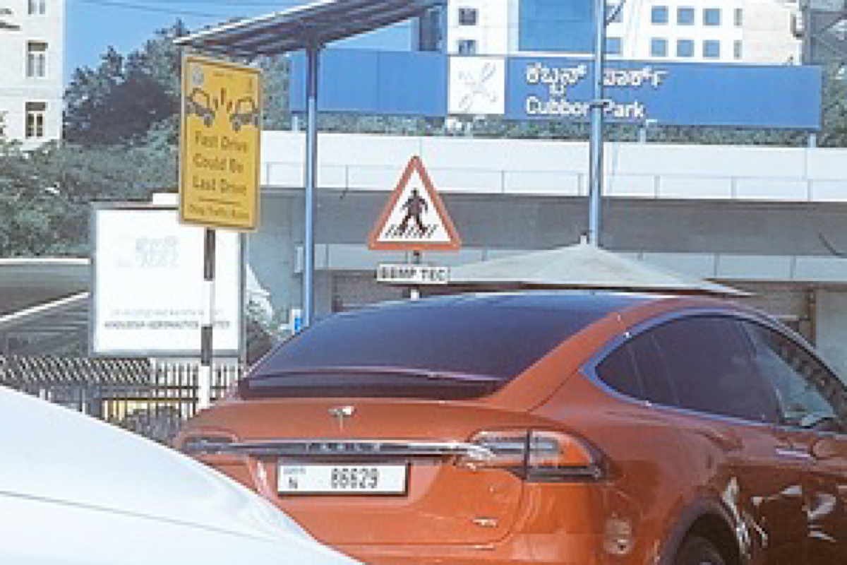 Tesla Model X spotted on B’luru road