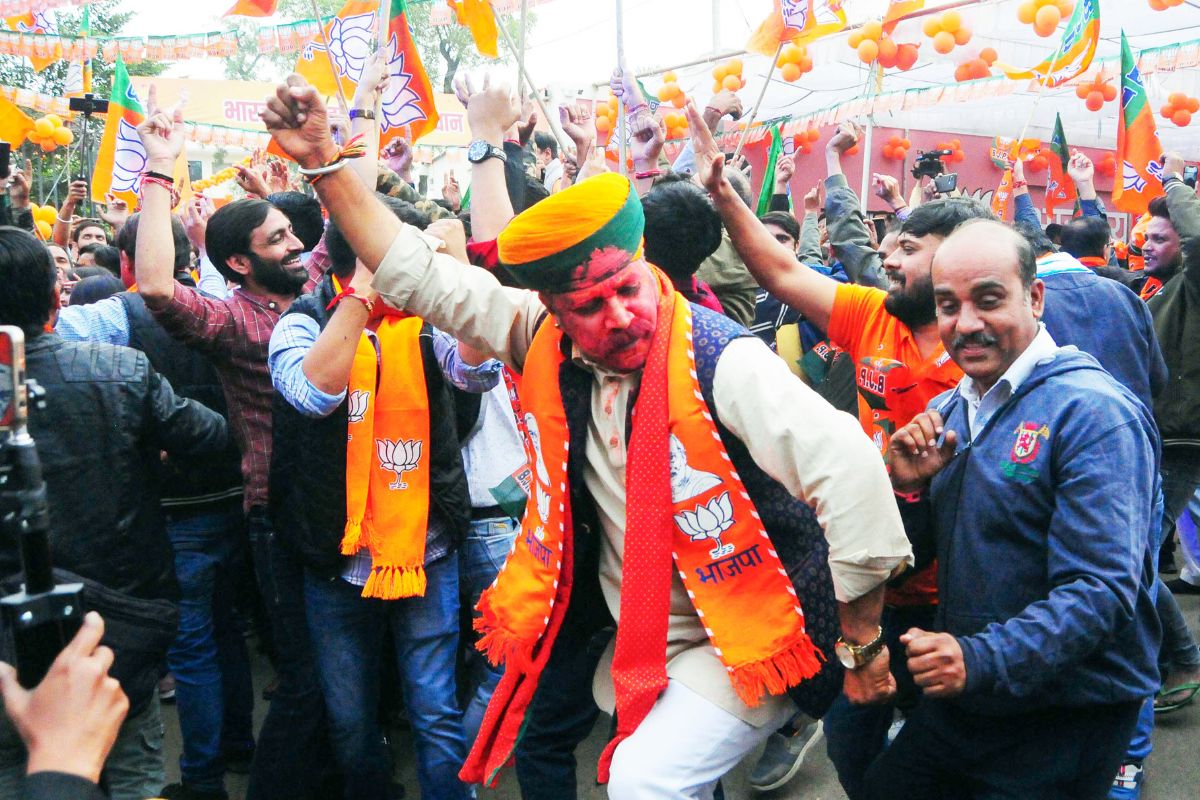 BJP leading in early trends, likely to form government in Rajasthan