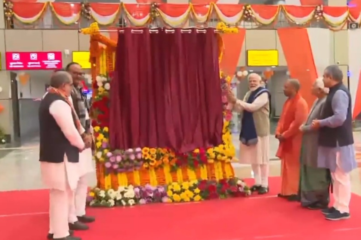 PM Modi inaugurates Ayodhya Dham junction railway station, flags off new Amrit Bharat, Vande Bharat trains
