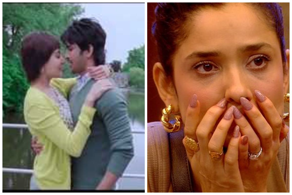 Ankita Lokhande tears up recalling Sushant Singh Rajput’s on-screen kisses