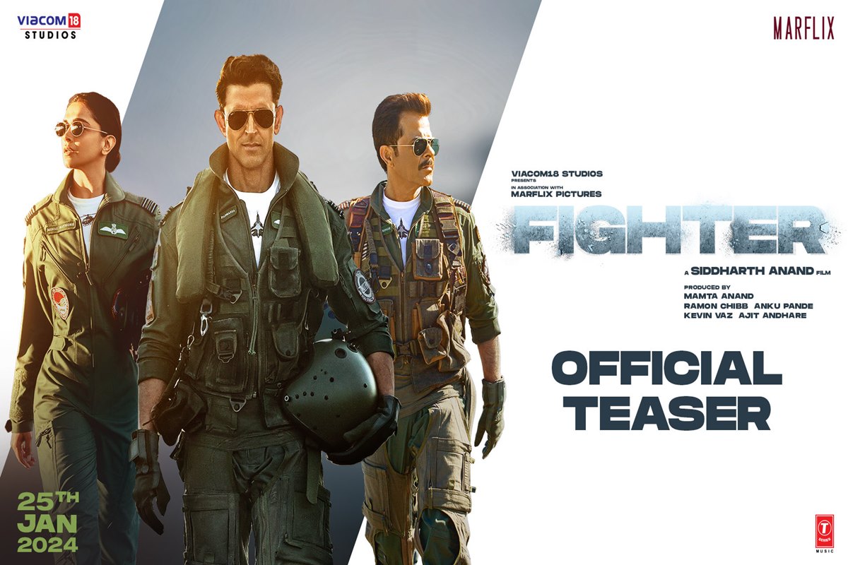 SRK cheers for ‘Fighter’ teaser: Hrithik, Deepika set for Republic Day 2024 release