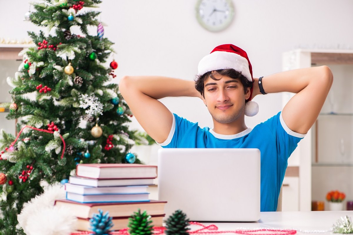 How do you balance your studies during the Christmas break?
