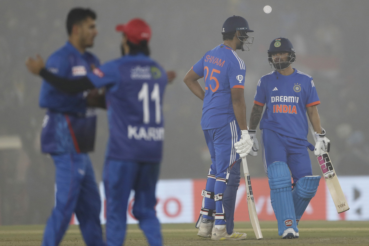 Comeback man Dube stars in India’s six-wicket win against Afghanistan