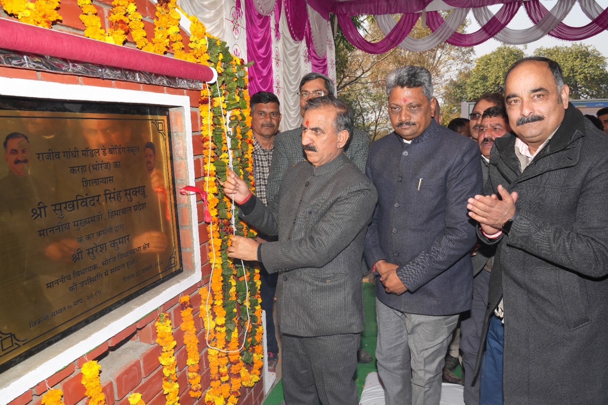 Himachal CM inaugurates Rs 150 cr projects