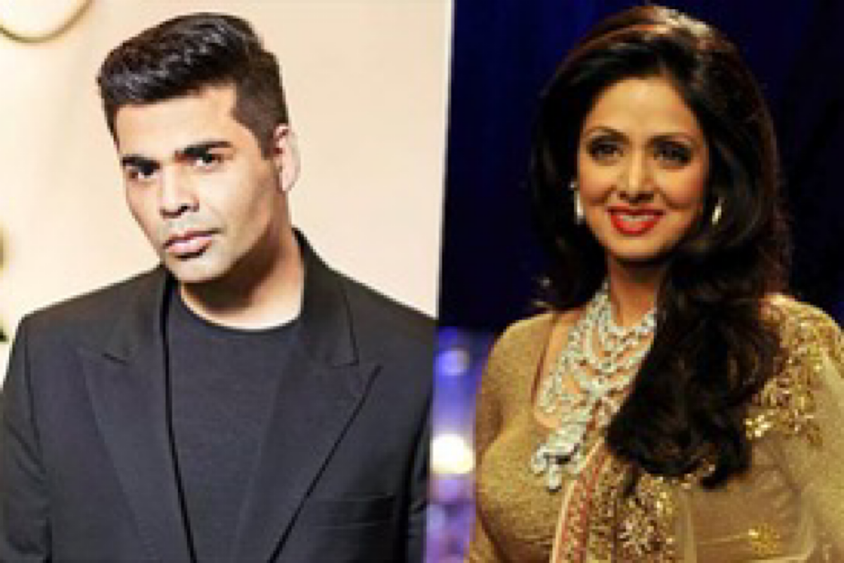 KJo opens up on his fanboy moment with Sridevi